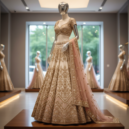 Royal Purple bridal dress