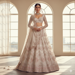 Classic Brown bridal dress